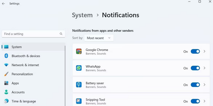 Turn Off Google Chrome Notifications