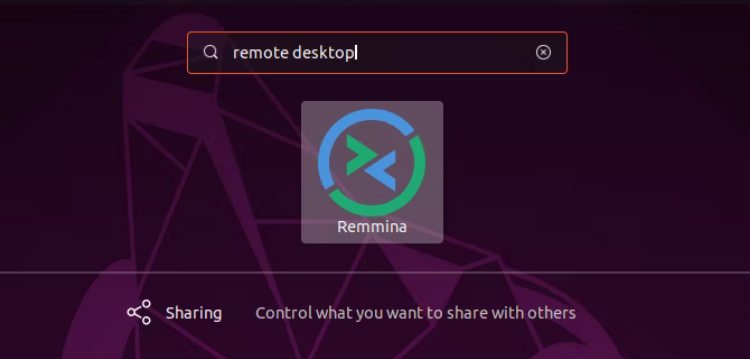 Ubuntu Remote Desktop