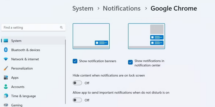 Turn Off Google Chrome Notifications