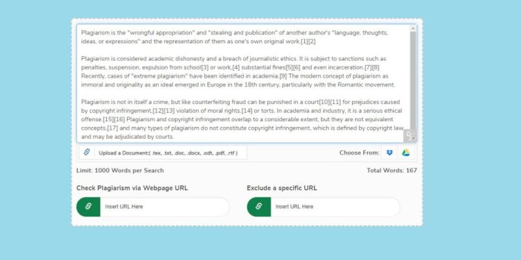 Plagiarism Checker