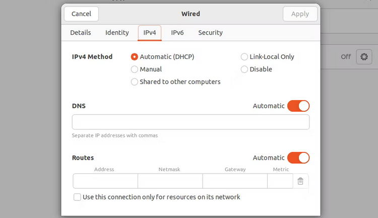 Ubuntu Change DNS Server