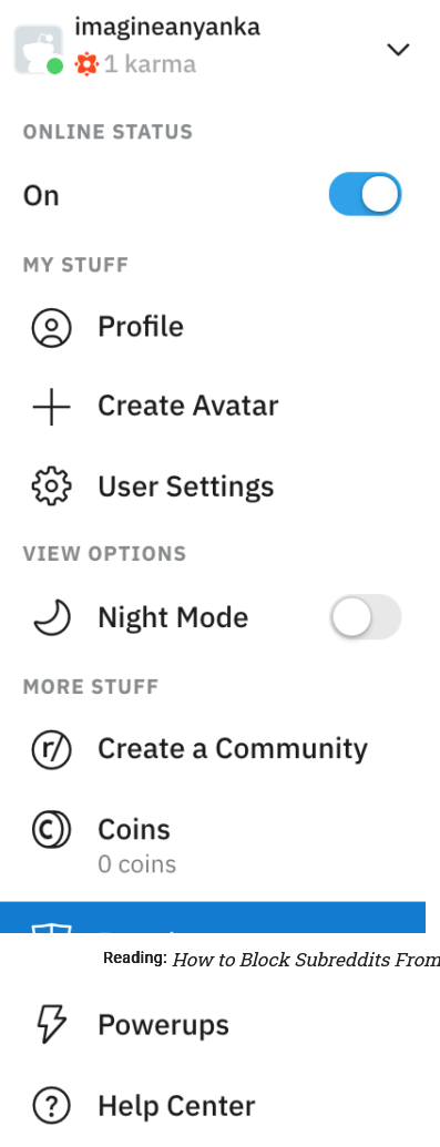 Block Subreddits